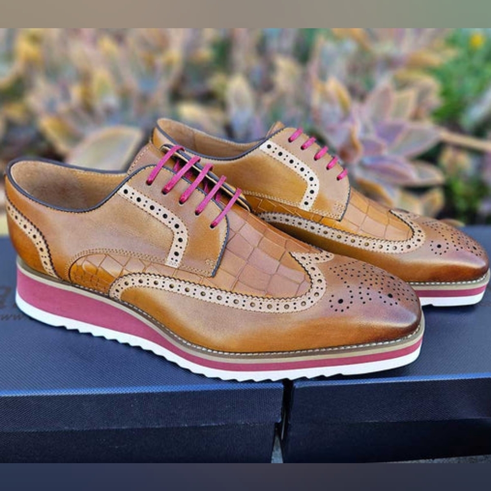 Lace Up Oxford Wingtip